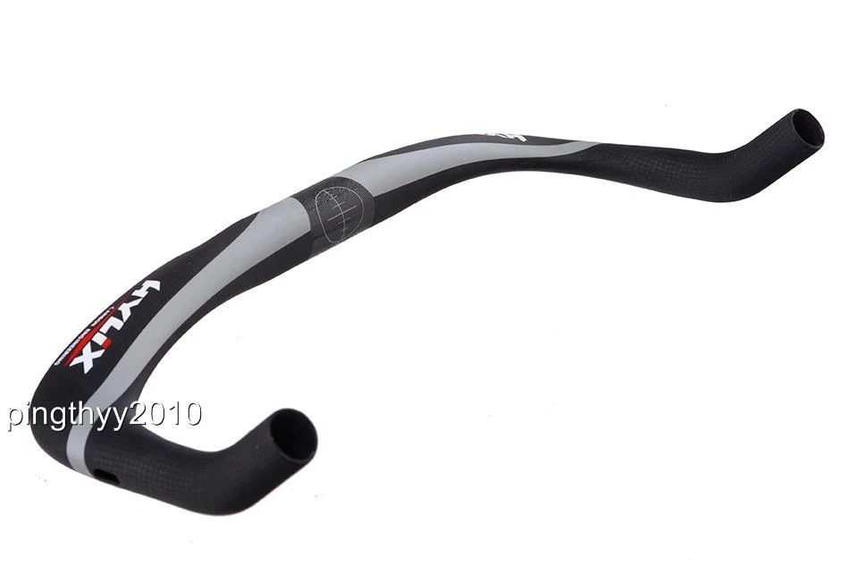 HYLIX Carbon BULLHORN TT Handlebar Time Trail Triathlon Fixed Gear Fixie 160g