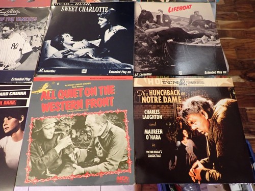 Set of 10 Laserdisc Hunchback Lifeboat Phantom of Opera Duck Soup Gaslight - Picture 3 of 4