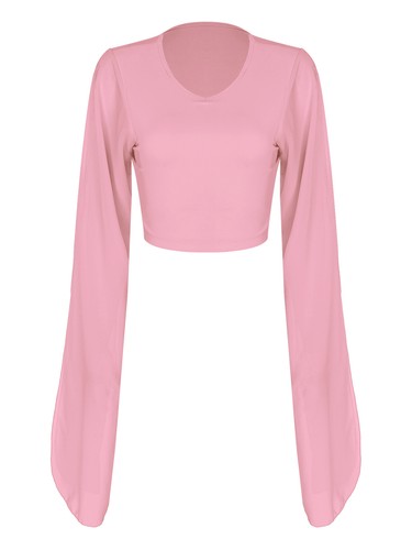 Womens Tank Vest Party Crop Top V Neck Dance Tops Modern Costume Stage Shirts - Picture 26 of 58