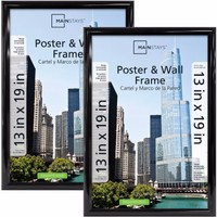 Poster Picture Frame 13x19 Hang Vertically Horizontally Styrene Front Hanging Poster Picture Frame 13x19 Hang Vertically Horizontally Styrene Front Hanging