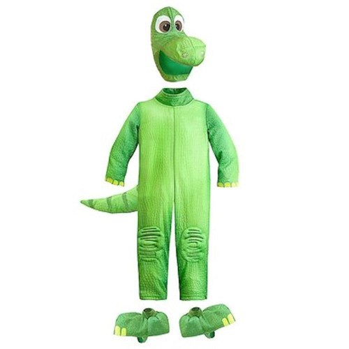 Disney Store ARLO The Good Dinosaur COSTUME Dress Up BOYS Halloween Plush Green - Picture 2 of 3