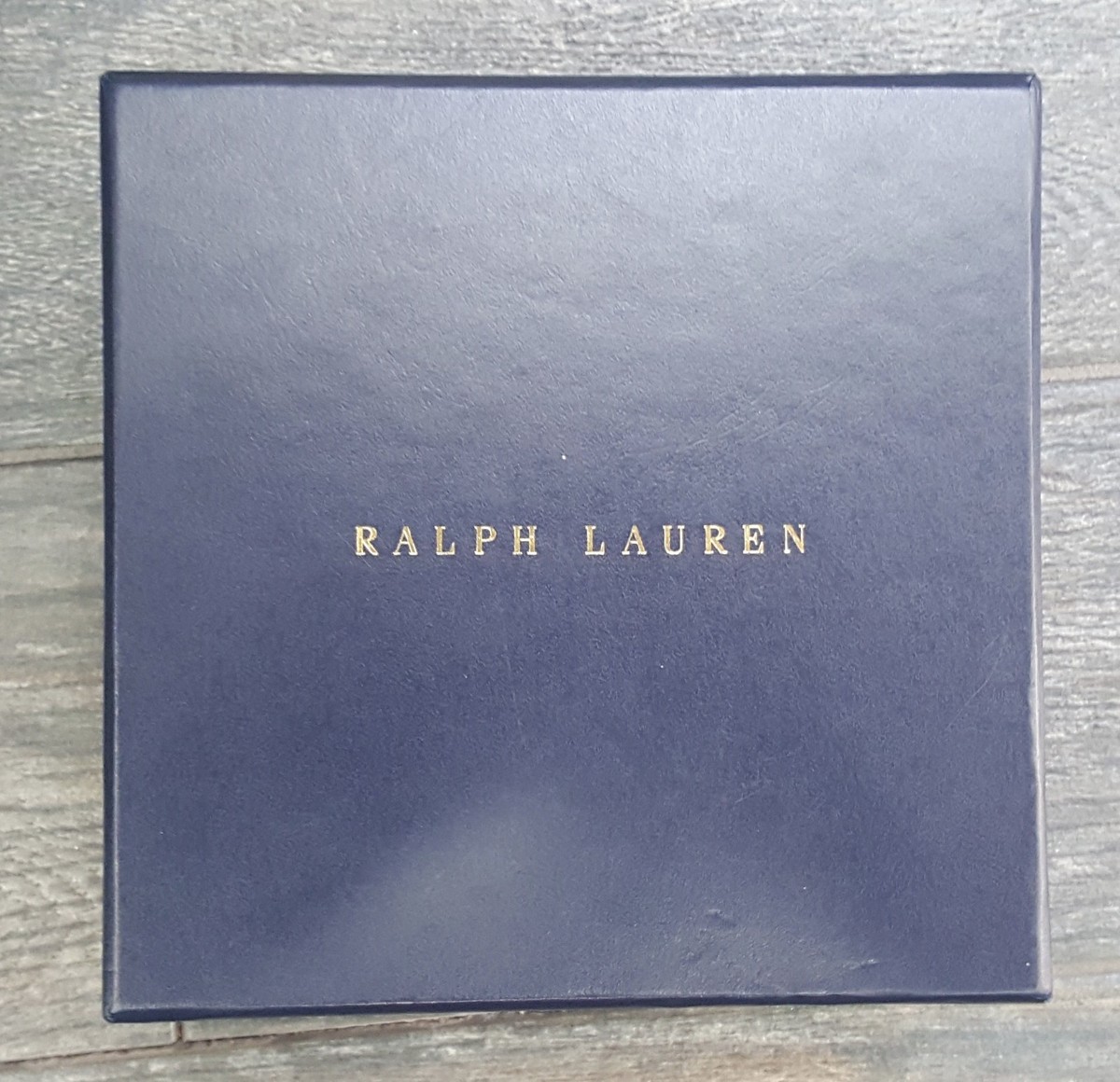 Ralph Lauren Aubrey Round Box Silver Retail $225+TAX 100