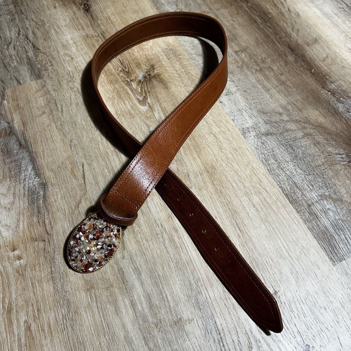 Vintage belt with Stones made inUSA Men main image 4