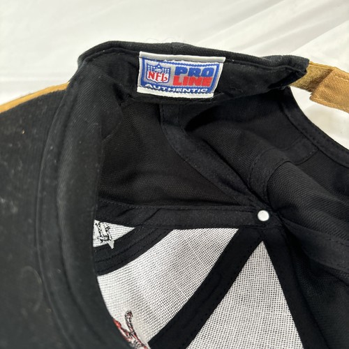 Puma Cincinnati Bengals Vintage NFL Pro Line Authentic, Adjustable Black Worn - Picture 8 of 9