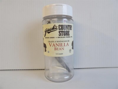 Jack's Grade A Madagascar Vanilla Bean, 3 Count