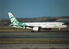 Postcard Airline MINT AIRWAYS B-757-28A EC-LBC No. A1424 CC7.