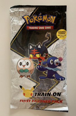 Pokemon 25th Anniversary Sealed Alola First Partner Pack - Rowlet Litten Popplio