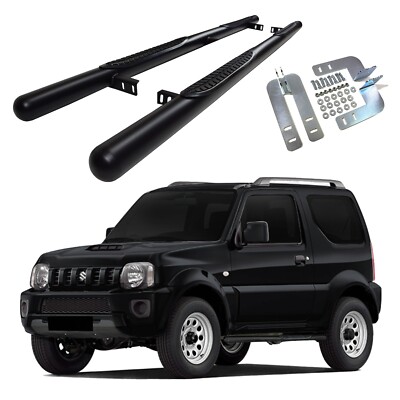 Trittbretter Schwellerrohre Für Suzuki Jimny 1998-2018 3-Türer ø 63mm V2A