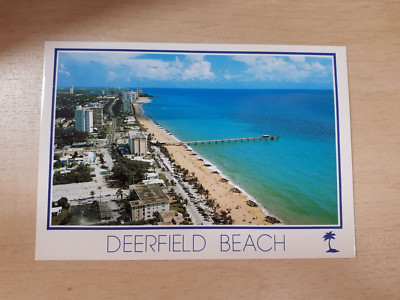 Postkarte Ansichtskarte Fotokarte Sammelkarte Karte DEERFIELD BEACH USA Florida