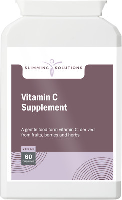 Vitamin C Nahrungsergänzungsmittel, natürliche Formel, Antioxidantien, Vitamine, Mineralstoffe, vegan