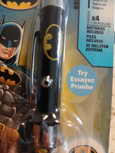 DC Comics Batman Fledermaus Signal Projektor Stift - Bruce Wayne - Gotham - New Old Stock - Bild 5 von 8