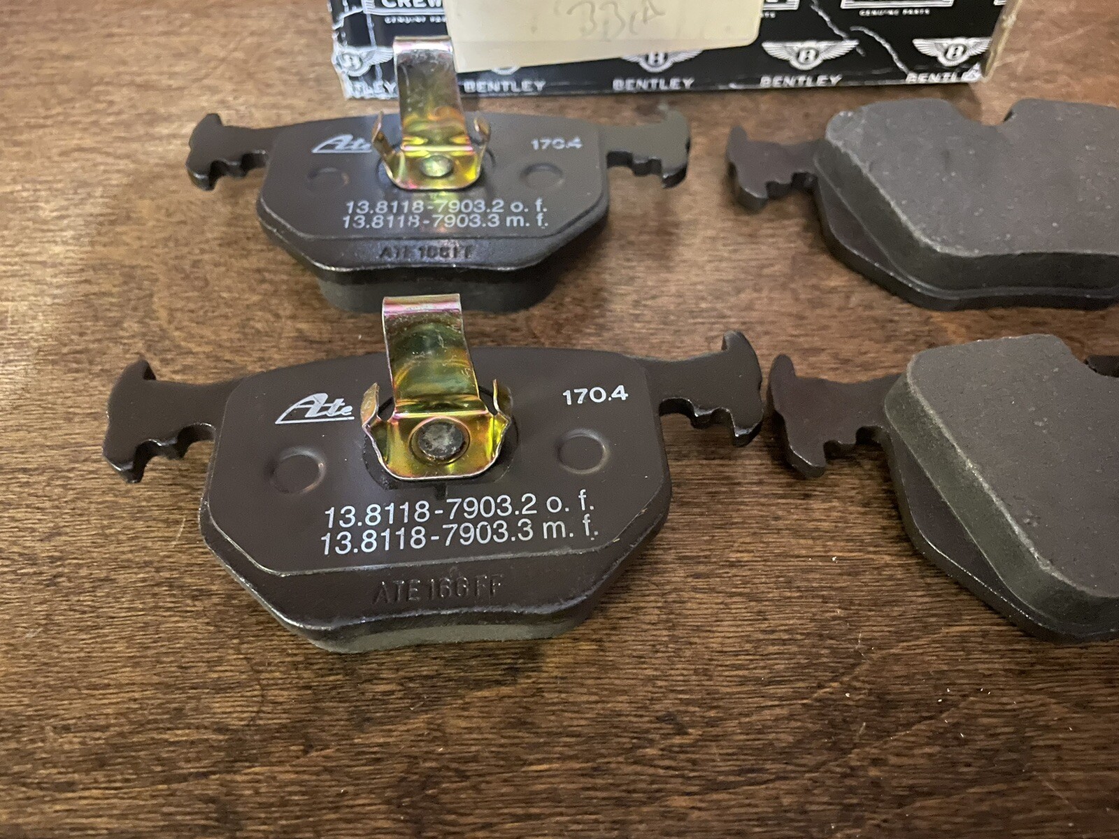 Bentley Arnage 4.4 Birkin 1999-00 (NOT Green label) Rear Brake Pad Set PC29653PA