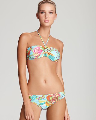neon padded bikini