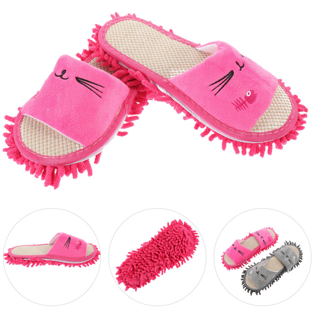 APL 10 Paia di Pantofole Mop Pantofole per Pulizia Pavimenti Pantofole Carine
