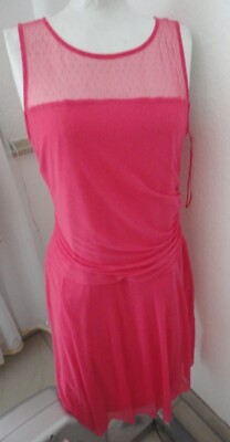 ESPRIT NEU Kleid Abendkleid Partykleid Festkleid Sommer Gr. L  NP 69,99   Pink
