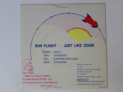 Silcon Teens: Just Like Eddie 1980 UK EX 7" - Picture 4 of 4