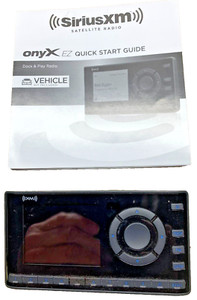 SiriusXM Onyx EZ Receiver model XEZ1, Quick Start Guide, Not Activated (2nd one)