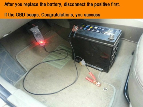 1x OBD2 Car Automotive Computer ECU Memory Saver Battery Safe Replacement Tool - Picture 7 of 7