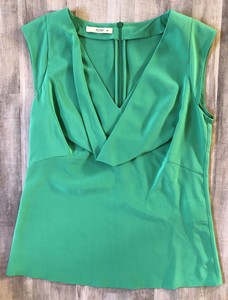 Emerald green sleeveless top Clearance