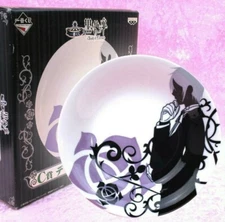 Black Butler Book Of Circus Sebastian Design Plate Round Big Dish R Rose Japan