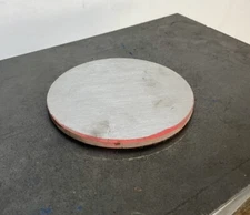6" Diameter, 1045 Steel Plate, Disc Shape, Circle x 1/4" Thick