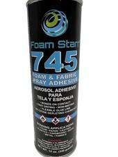 745 Foam Starr Adhesive Spray 12oz Foam  Fabric Upholstery Grade Made In USA