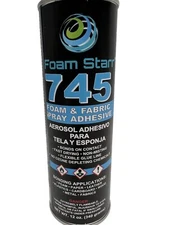 745 Foam Starr Adhesive Spray 12oz Foam & Fabric Upholstery Grade Made In USA