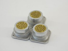  Lot of 3 Socapex SLEF 37Y 9422 Circular Connector 37-Pin