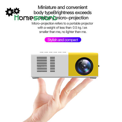 Mini Portable YG300 Multimedia Projector Full HD 1080P Home Theater USB AHS
