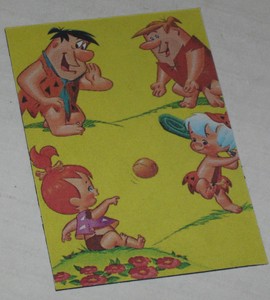 Pebbles Flintstone /& Bamm Bamm /"Proud Papas/" Floppy Magnet Approx 2/" x 3/"