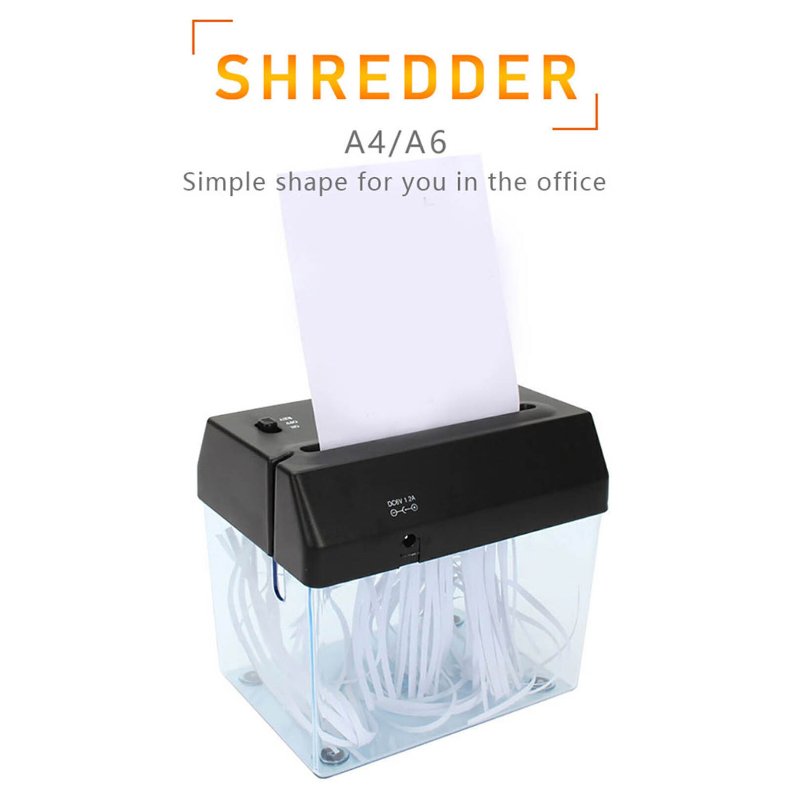 USB Paper Shredder Universal Mini Battery USB Powered Paper Cutting Machine-image