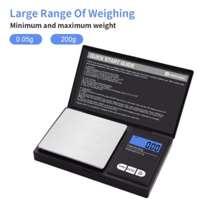 Digital Pocket Scale 0.01 Precision Jewelry Gold Silver Coin Gram 200g x 0.01g