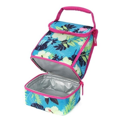 Arctic Zone ~ Floral Design ~ Insulated ~ Lunch Bag ~ 2 Compartments ~ Handle - Picture 2 of 7