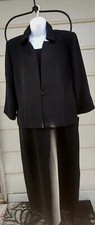 NWT Jessica Howard Women's Missy Black 2 Piece Jacket Dress Set - Size 14
