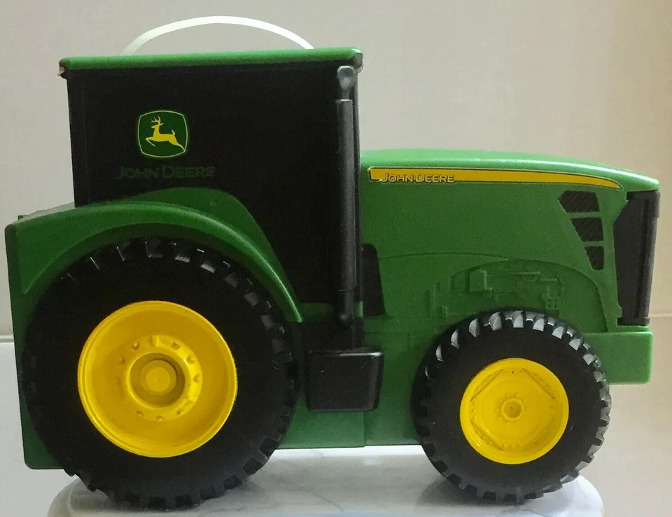 Estuche de transporte de almacenamiento John Deere tractor granja vacío con licencia miniatura Ertl Foto 2 de 4