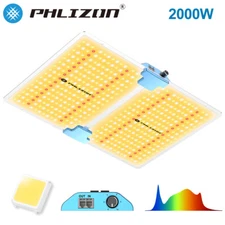 PHLIZON Commerial 2000W with Samsung 281b LED Grow Light Full Spectrum for Veg