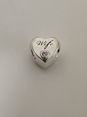 Authentic Pandora Pandora Wifey Charm AUTHENTIC PANDORA WIFE HEART