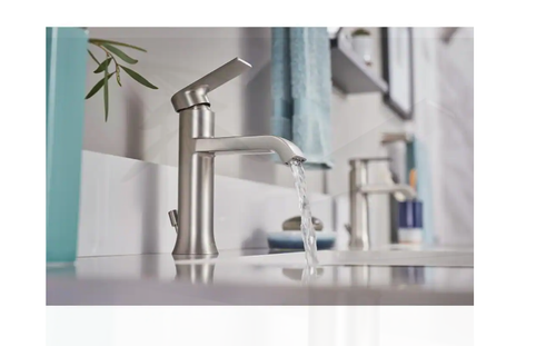 Moen WS84760SRN Genta 1,2 GPM Einloch Badarmatur - Nickel gebürstet - Bild 5 von 10