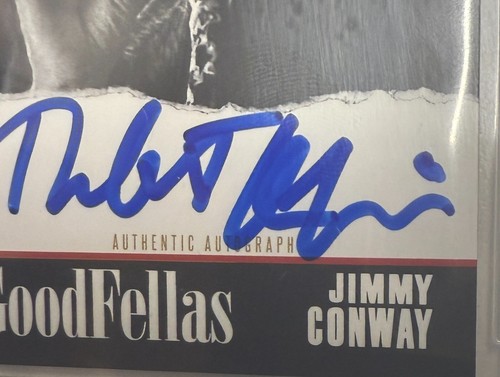 Robert De Niro Signed Goodfellas Custom Trading Card Beckett Witnessed Auto 10 - Picture 2 of 5