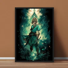 Link Legend of Zelda Game Poster Print - No Frame
