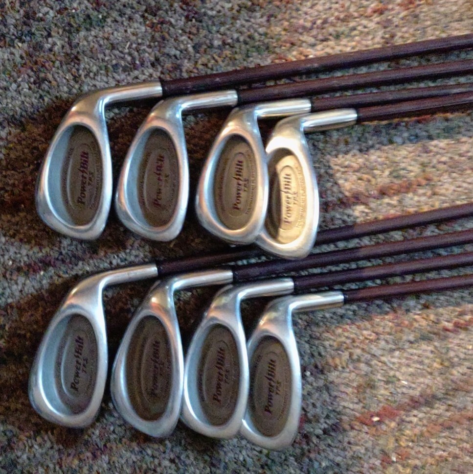 Powerbilt TPS golf clubs Purple High Modulus Graphite Ceramic Shaft