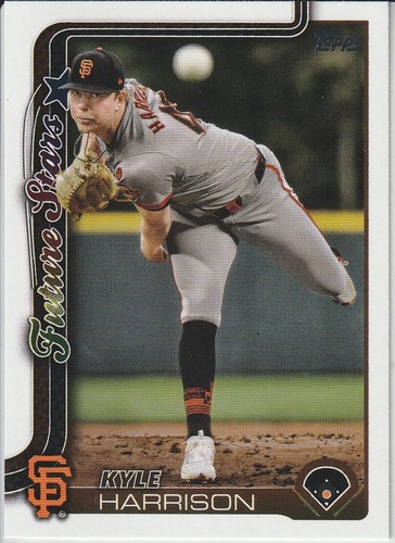 2025 Topps Series 1 Kyle Harrison Pitcher #177 Future Stars San Diego Padres