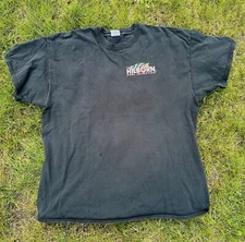 Vtg HILBORN FUEL INJECTION CLASSIC Active Logo Men's T-shirt HOT ROD  XL ☠️