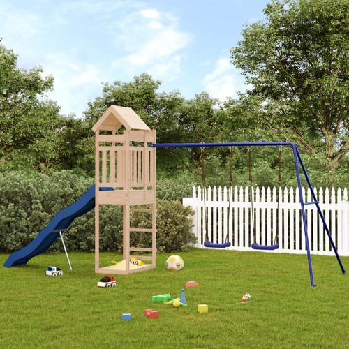 Spielturm Massivholz Kiefer K3F7