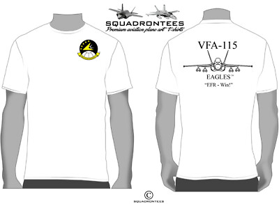 VFA-115 Eagles F/A-18 Squadron T-Shirt D4 - USN Licensed Product