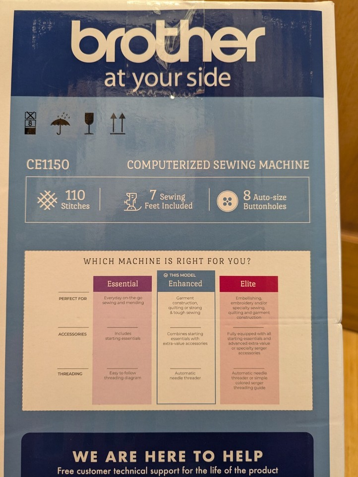 Brother CE1150 Computerized Sewing Machine with 110 Builtin Stitches 12502665748 eBay