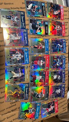 2016 Panini Donruss Optic Silver Prism Lot 19 Rookie Vet Manning Stafford Brees