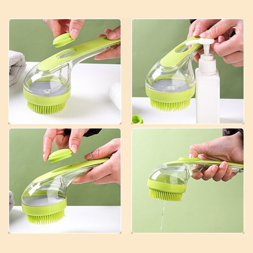 Long Handle Washing Hair Brush Reduce Hair Loss Massage Shampoo Brush Gir-mx - Photo 6/20