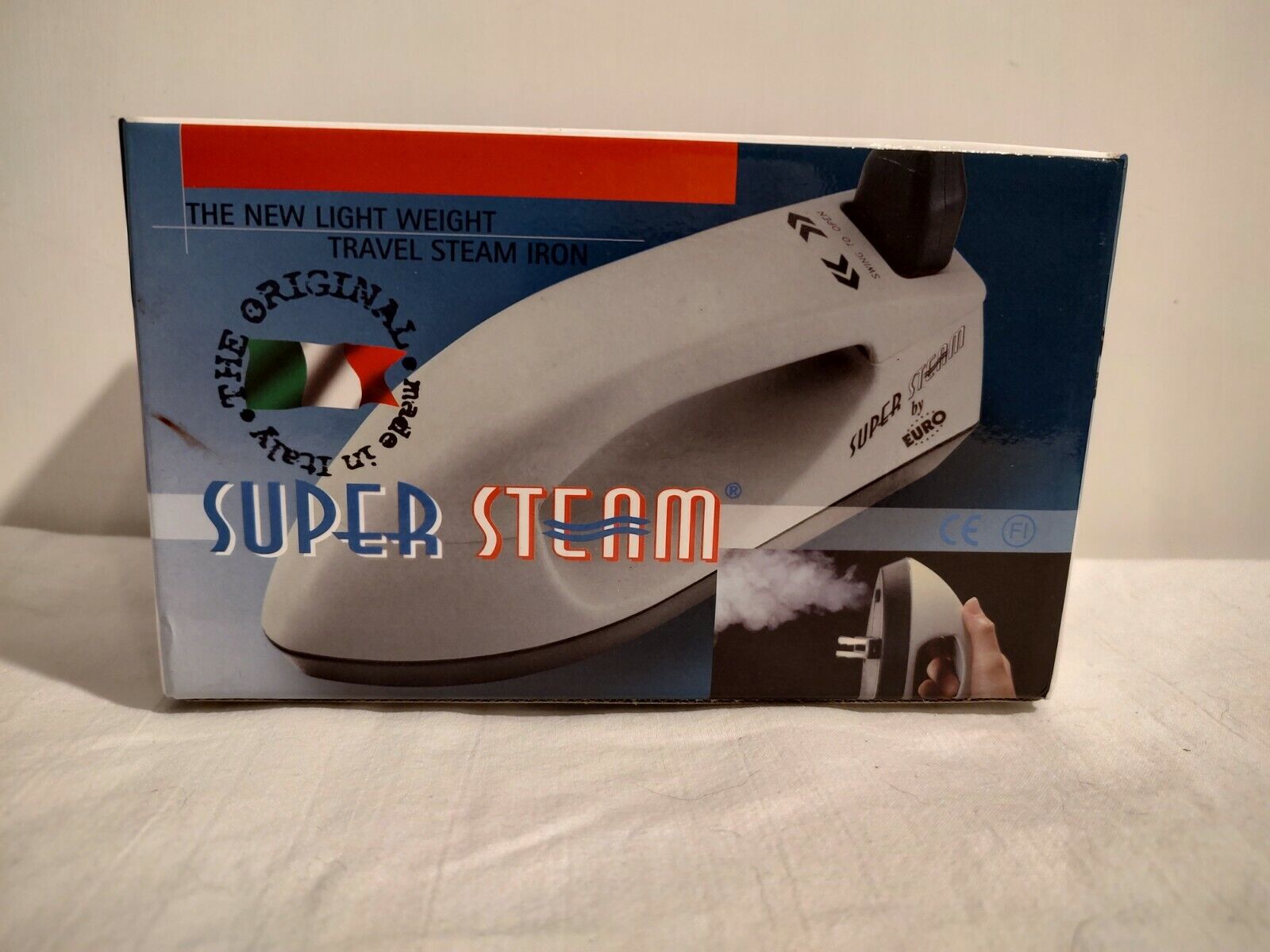 Super Steam Lightweight Travel Steam Iron Made in Italy