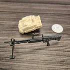 Sub-Zero - Vintage 1990 GI Joe ARAH Accessories, Gun, Bipod, Backpack